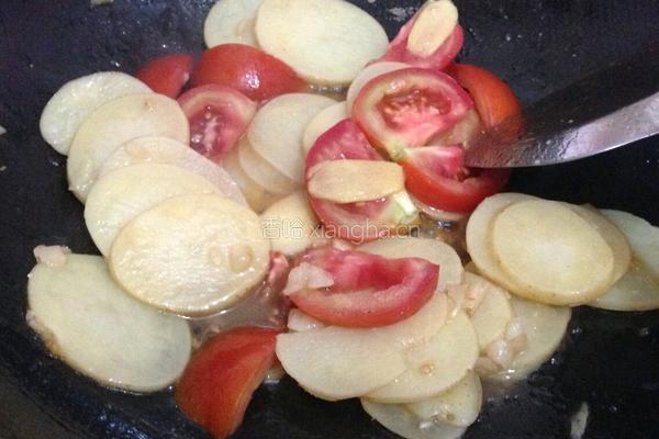 番茄土豆炒鸡蛋的做法图解9