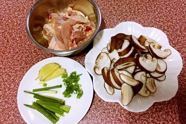 香菇蒸鸡腿肉的做法图解1