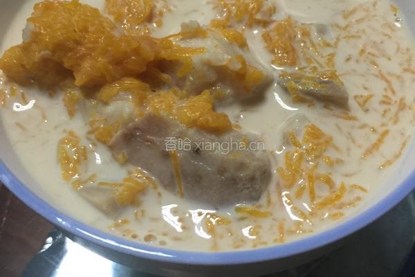 南瓜香芋糖水的做法图解5