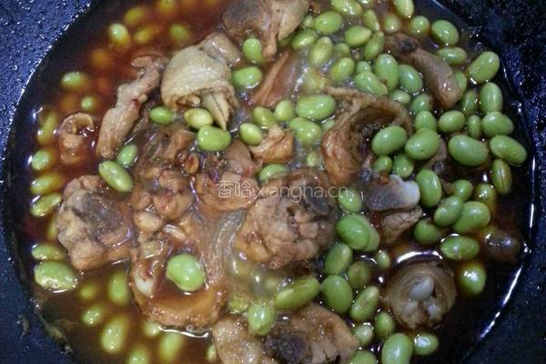 毛豆烧鸡的做法图解15