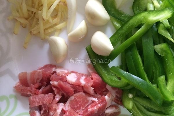 肉炒蘑菇的做法图解3