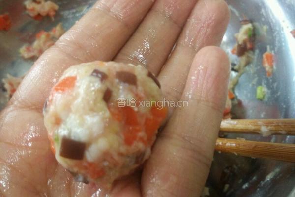 糯米香肉丸子的做法图解8