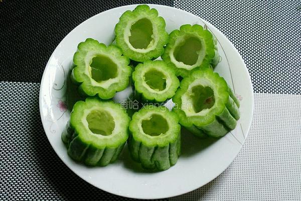 酿苦瓜的做法图解7