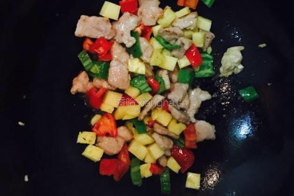 菠萝炒肉片的做法图解9