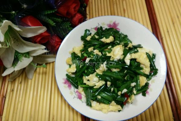 家常菜韭菜炒鸡蛋的做法图解5