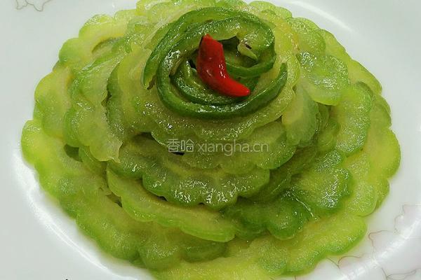 干煸苦瓜青椒的做法图解8
