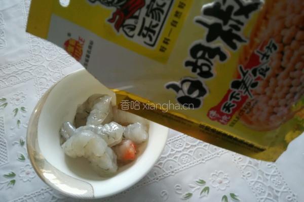 鲜虾芹菜粥的做法图解3