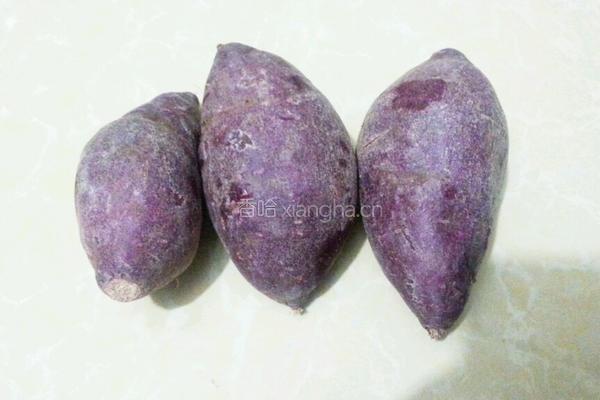 紫薯球的做法图解1