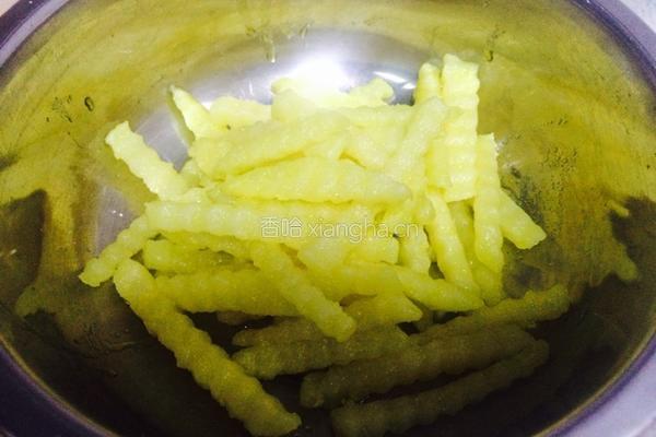 自制美味薯条的做法图解7