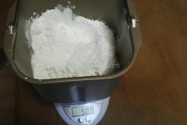 麦穗花豆角包的做法图解1
