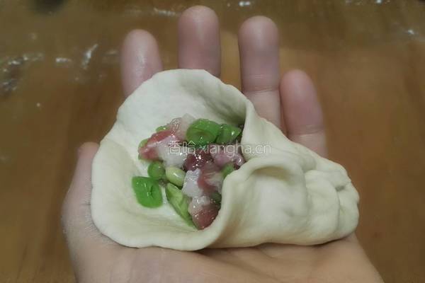 麦穗花豆角包的做法图解17