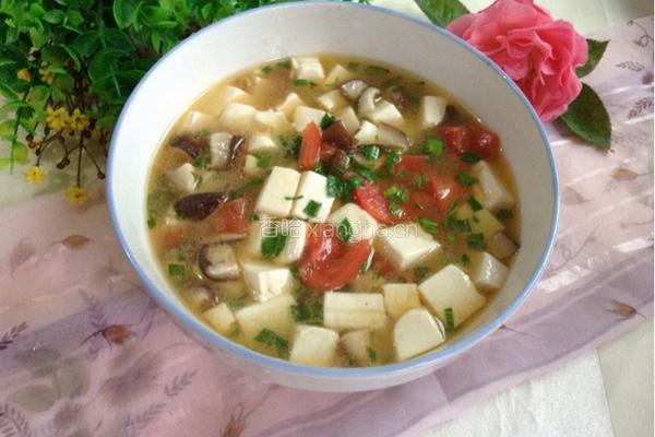 香菇豆腐汤的做法图解8