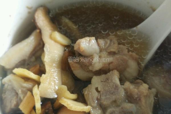 玉屏风炖猪尾巴的做法图解5