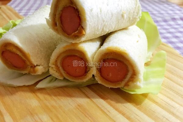香肠卷三明治的做法图解7