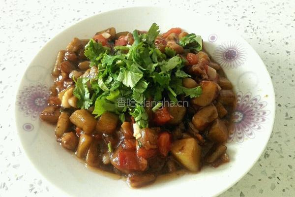 家常肉丁炒茄子的做法图解5