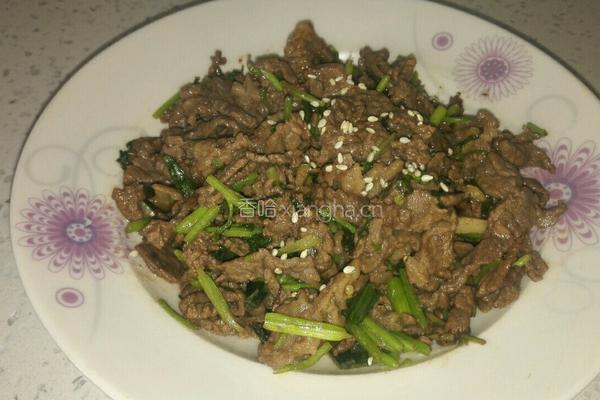爆炒牛肉丝的做法图解4