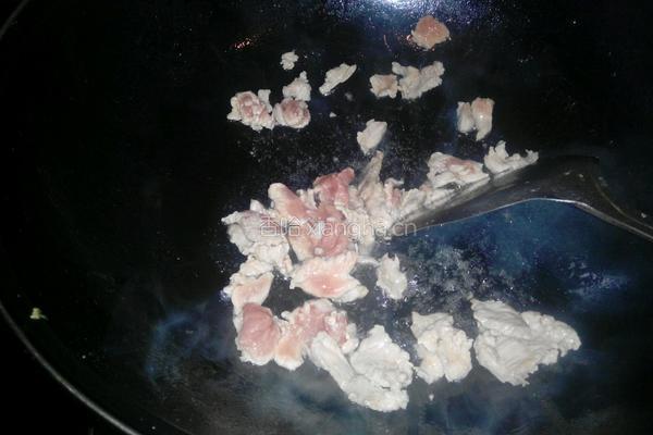 豆豉刀豆肉片的做法图解2