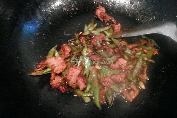 豆豉刀豆肉片的做法图解6
