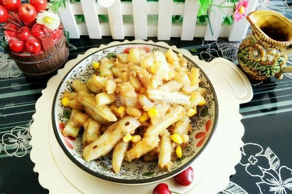 玉米粒土豆烧豆角的做法图解8