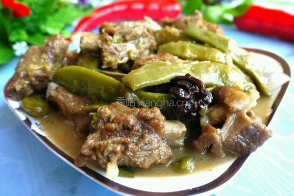 排骨炖豆角的做法图解7