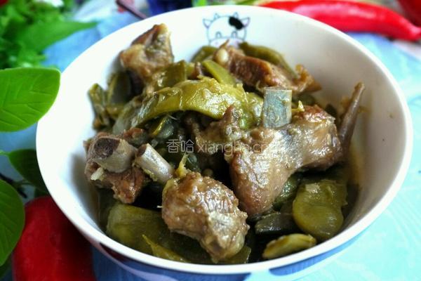 排骨炖豆角的做法图解6