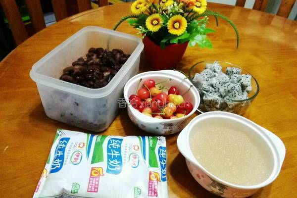 蜜豆西米露的做法图解7
