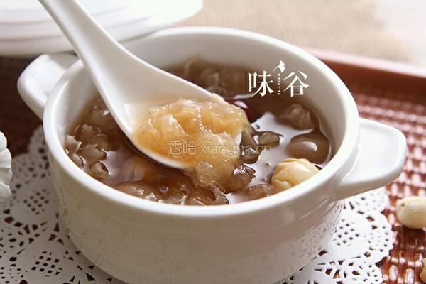 桂园莲子银耳糖水的做法图解5
