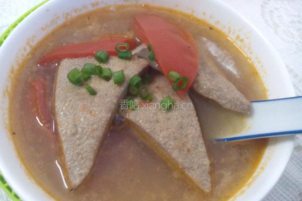 西红柿猪肝汤的做法图解8