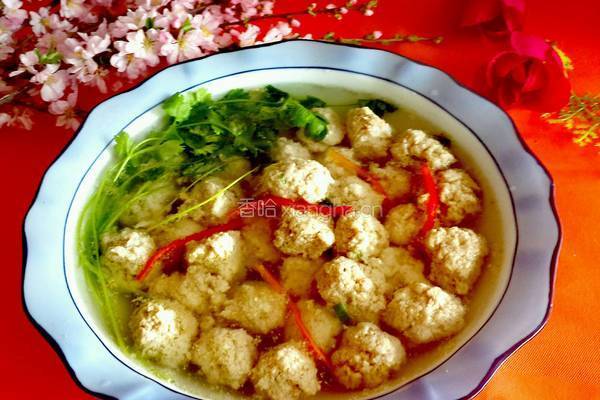 水汆丸子的做法图解10