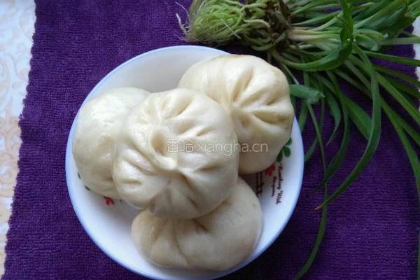 苔菜包子的做法图解9