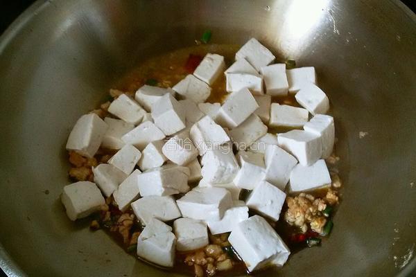 牛肉末烧豆腐的做法图解8