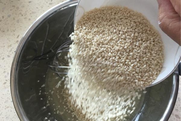 芝麻薄脆的做法图解4