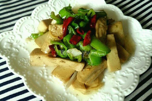 青椒炒素鸡的做法图解7