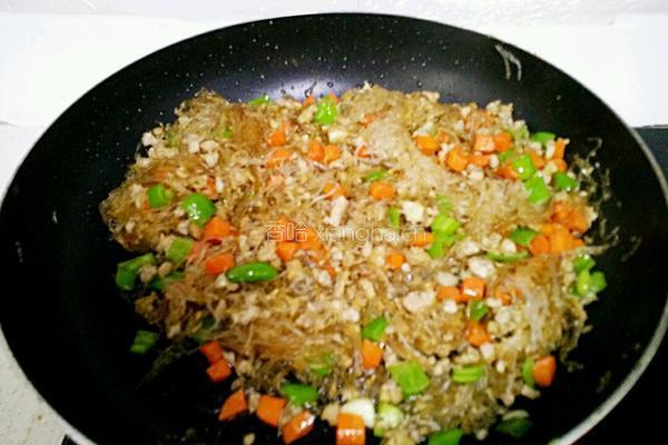 肉末炒粉丝的做法图解7
