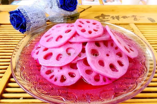 酸甜胭脂藕的做法图解6