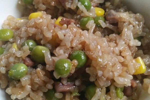 豌豆糯米饭的做法图解11