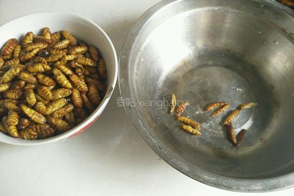 香酥开边蚕蛹的做法图解4