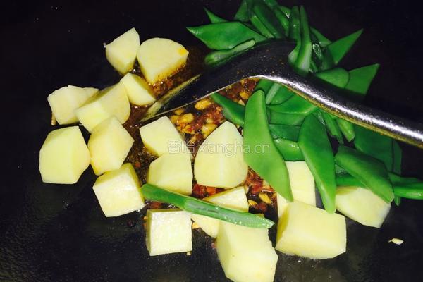 刀豆炒土豆的做法图解6