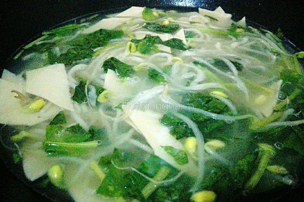 菠菜鸡蛋面的做法图解6