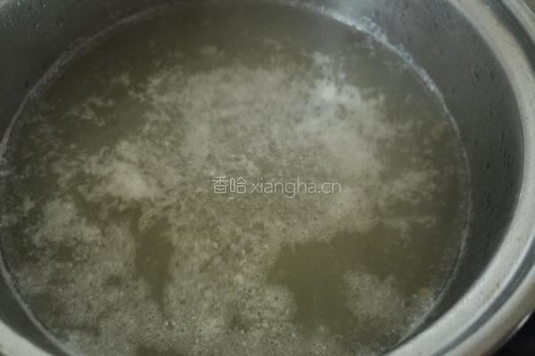 绿豆海带糖水的做法图解3