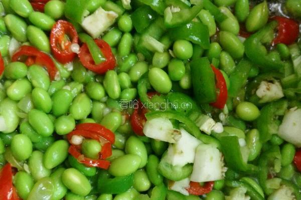辣椒炒青豆的做法图解7