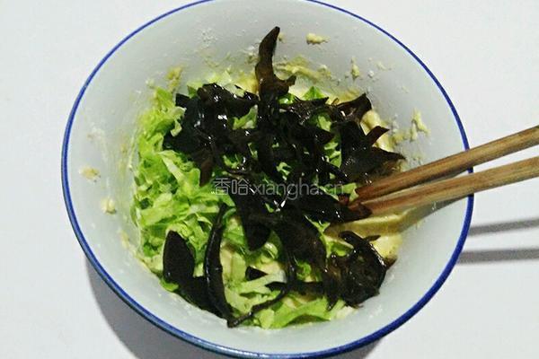 木耳菜煎饼的做法图解4