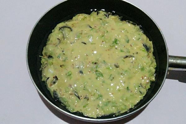 木耳菜煎饼的做法图解6