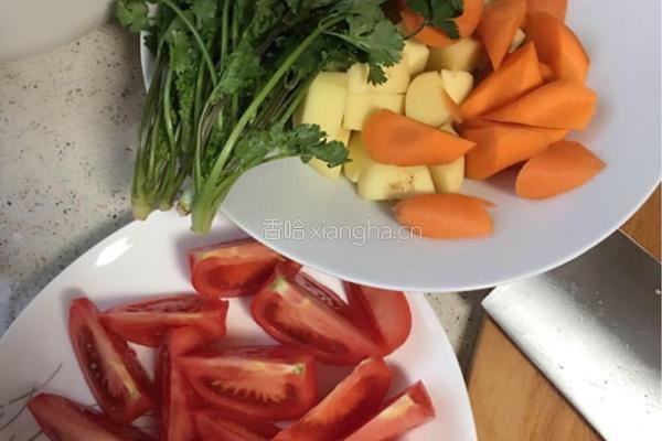 牛腩炖西红柿的做法图解6