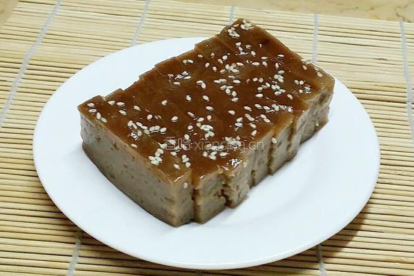 糯米粉蒸年糕的做法图解5