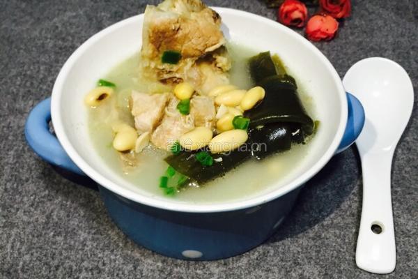 黄豆海带大骨汤的做法图解8