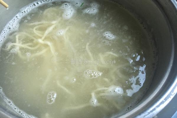 西红柿鸡蛋打卤面的做法图解13