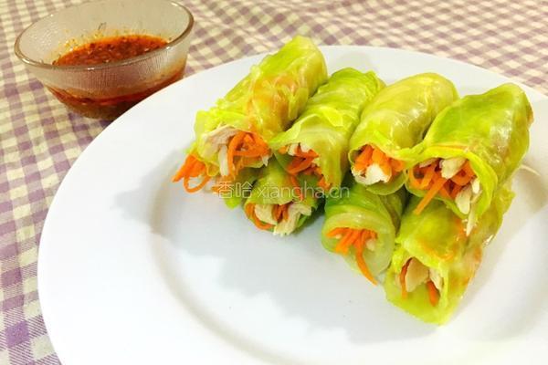 卷心菜卷棒棒鸡的做法图解6