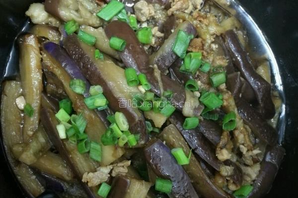 肉末咸鱼茄子煲的做法图解8