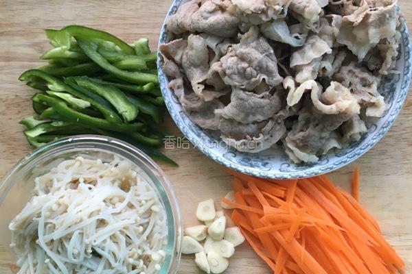 金针菇肥牛的做法图解4